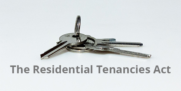 August Changes to the Residential Tenancies Act